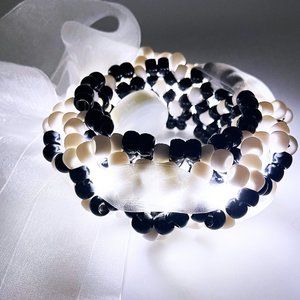 LASR Gothitelle Lolita Light Up Ribbon Rave Kandi Bracelet